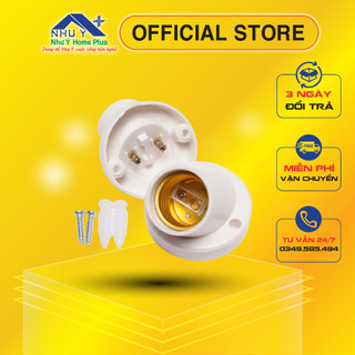 Đui xoáy, đui vát gắn tường e27