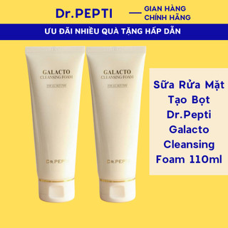Sữa Rửa Mặt Tạo Bọt Dr.Pepti Galacto Cleansing Foam 110ml