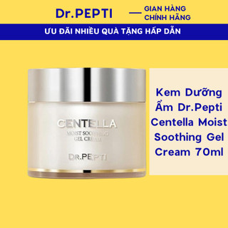 Kem Dưỡng Ẩm Chiết Xuất Rau Má Làm Dịu Da Dr.Pepti Centella Moist Soothing Gel Cream 70ml