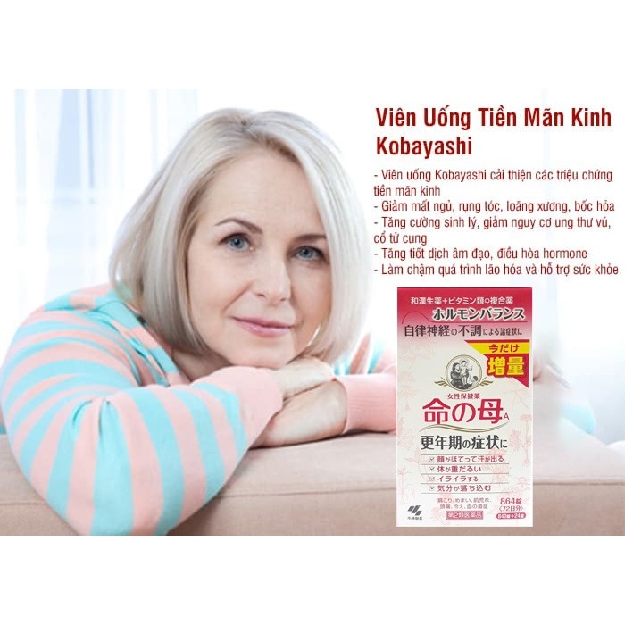 Viên Uống Tiền Mãn Kinh Kobayashi Nhật Bản (mẫu mới)