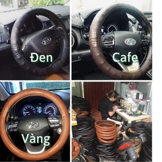 Bọc vô lăng da vân cá sấu cao cấp đủ các dòng xe