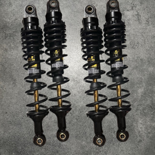 Phuộc sau Rcb full đen TY VÀNG gắn Dream wave future sirius jupiter taurus cub 280mm cub 330mm ...