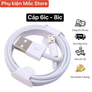 Dây cáp sạc dành cho điện thoại 6/7/8/7plus/plus/x/xsmax - mốc store