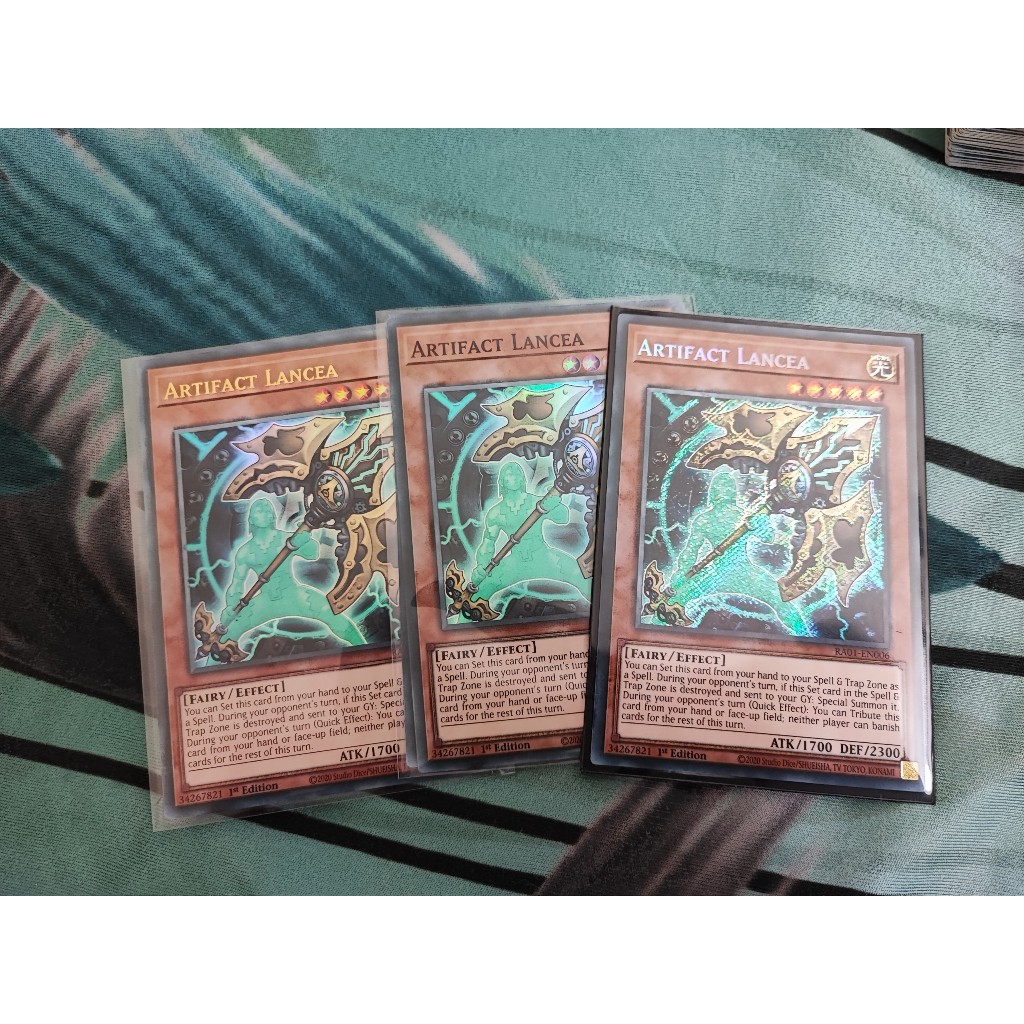 1 lá thẻ bài Artifact Lancea - RA01-EN006