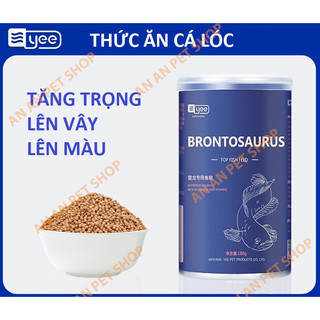 Cám cá lóc yee brontosaurus | thức ăn cá lóc cảnh giàu đạm, tăng trọng, lên màu, lên vây