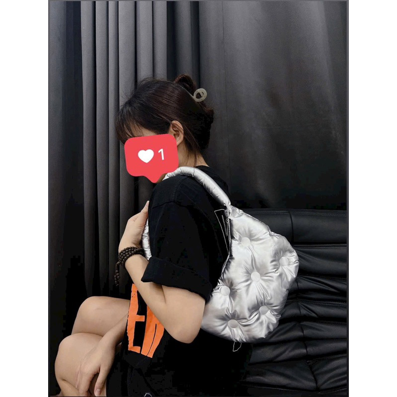 Túi kẹp nách xuất âu màu bạc