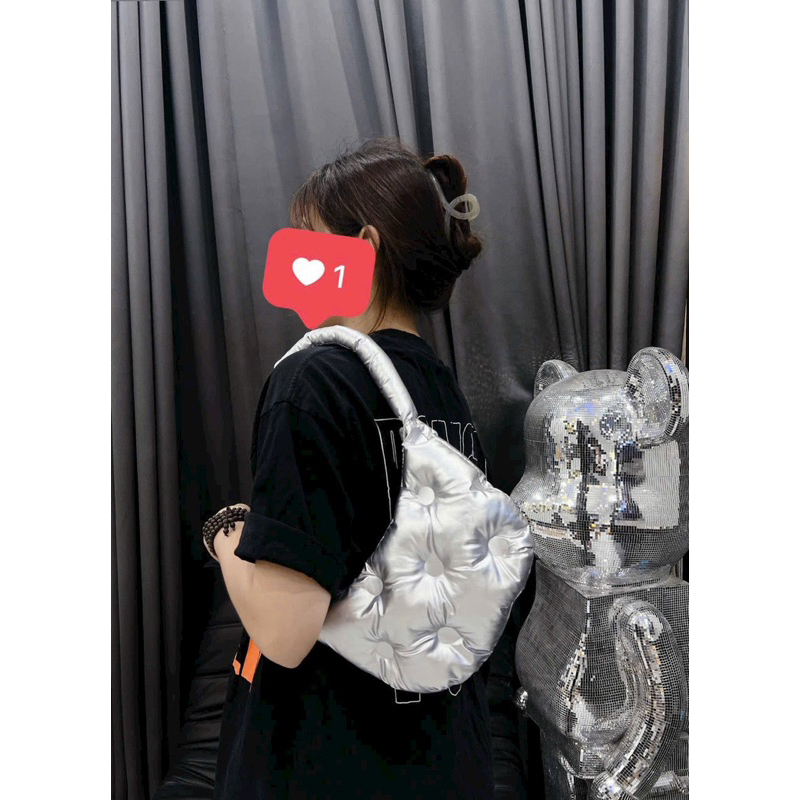 Túi kẹp nách xuất âu màu bạc