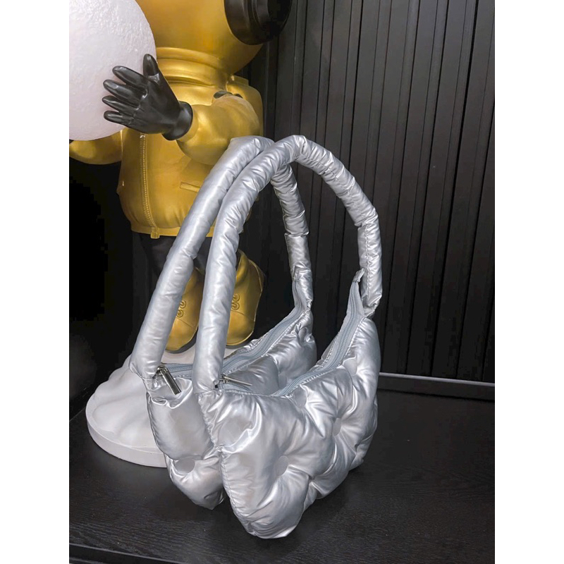 Túi kẹp nách xuất âu màu bạc