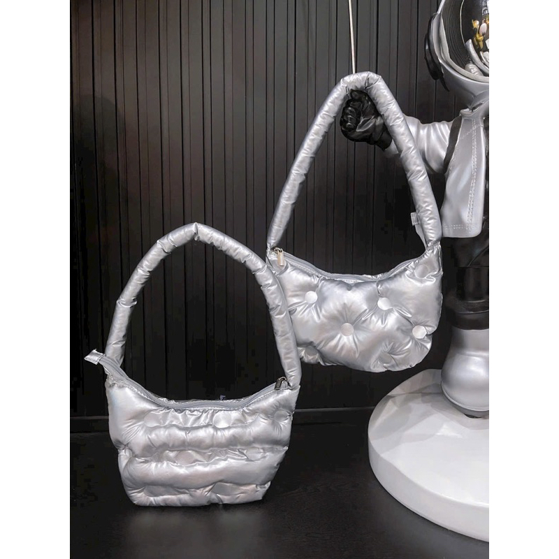 Túi kẹp nách xuất âu màu bạc