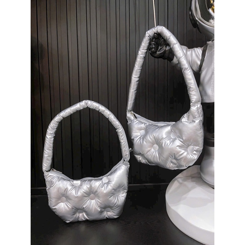 Túi kẹp nách xuất âu màu bạc