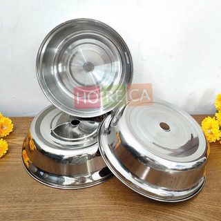 Nắp chụp inox tròn φ24/26/30cm - chụp bánh - đậy thức ăn -thực phẩm