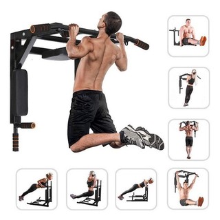Xà đơn treo tường đa năng CAO CẤP 8 trong 1 kết hợp xà kép di động tải trọng lên đến 300kg hỗ trợ tập luyện thể thao gym
