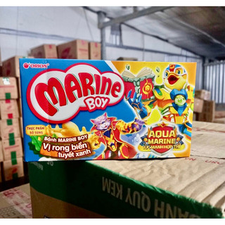 Bánh cá Marineboy vị rong biển tuyết xanh gói 35g