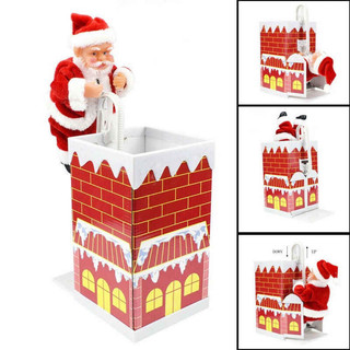 Đồ chơi ông già Noel chui ống khói, ông già noel leo dây, ông già noel đi phát quà
