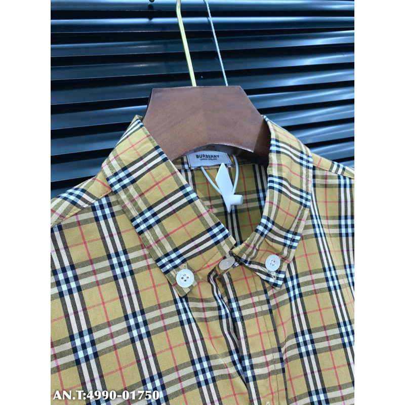 Áo sơ mi cộc tay kẻ bản SUPPER hàng QC cao cấp