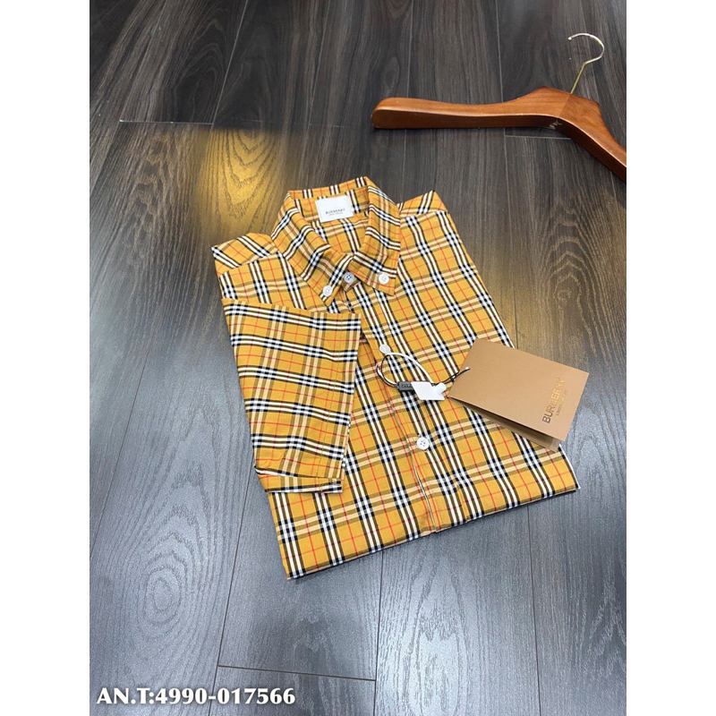 Áo sơ mi cộc tay kẻ bản SUPPER hàng QC cao cấp