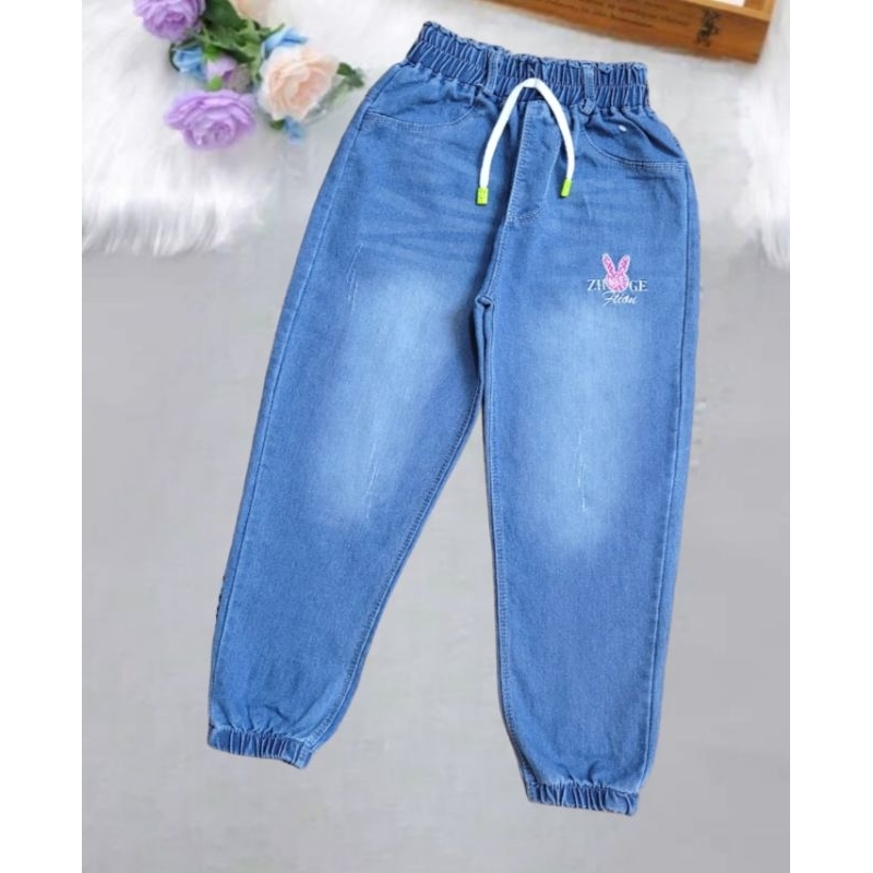 Quần bò dài bé gái sz 18_50kg/Quần jeans  bé gái đi hoc, đi chơi chất mềm co giãn