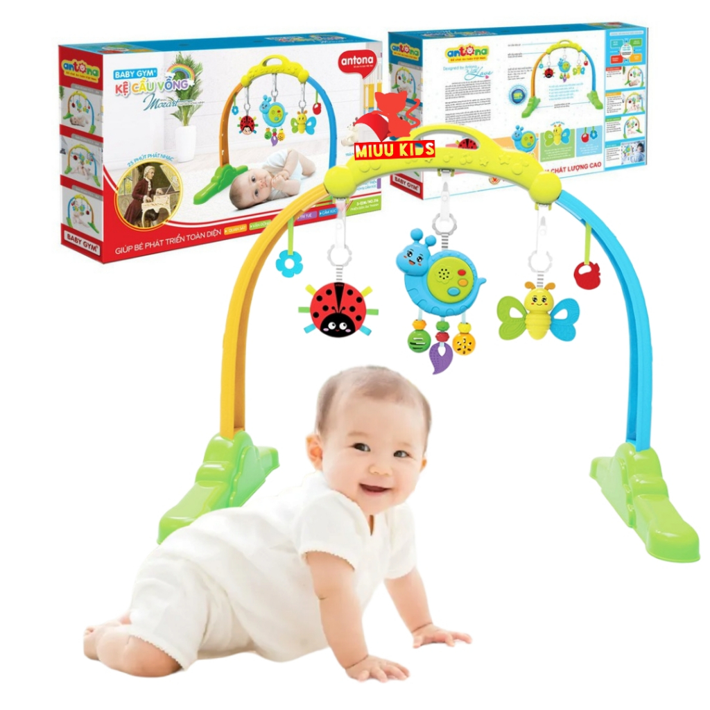 Kệ Gym Phiên Bản Nhạc Mozart Cho Bé Ngủ Ngon Thông Minh Phát Triển Trí Tuệ