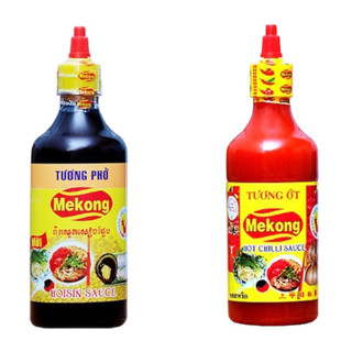Tương đen Phở/Tương ớt MeKong chai (485g)