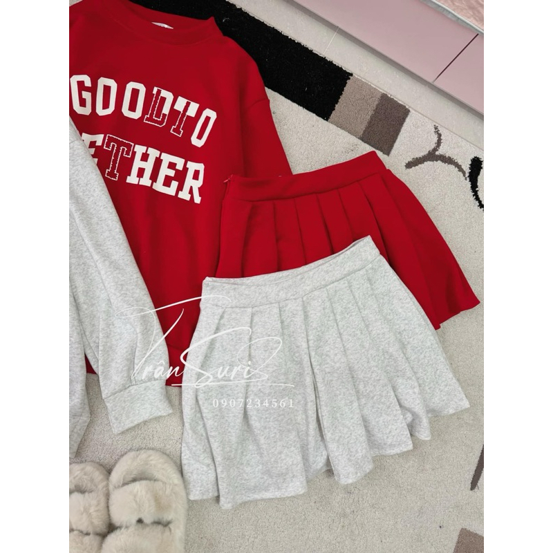 SET HOODIE KÈM CVAY XẾP LI