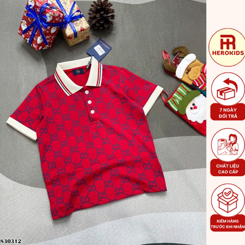 áo polo cho bé trai hoạ full chuẩn boy phố, áo polo cho bé có đủ size cho cả zai và bố mặc đôi
