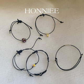   508  Vòng Tay nữ Dây Rút Cotton phủ sáp Honniee 