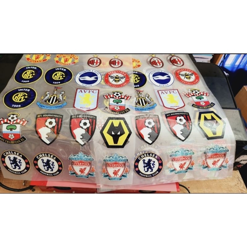 cambo 5 logo ủi áo bóng đá, logo bóng đá ép nhiệt tự ủi giá rẻ, không bông chóc