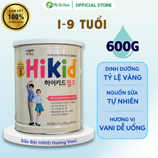 Sữa Hikid 600g nội địa Hàn Quốc tăng chiều cao vị vani