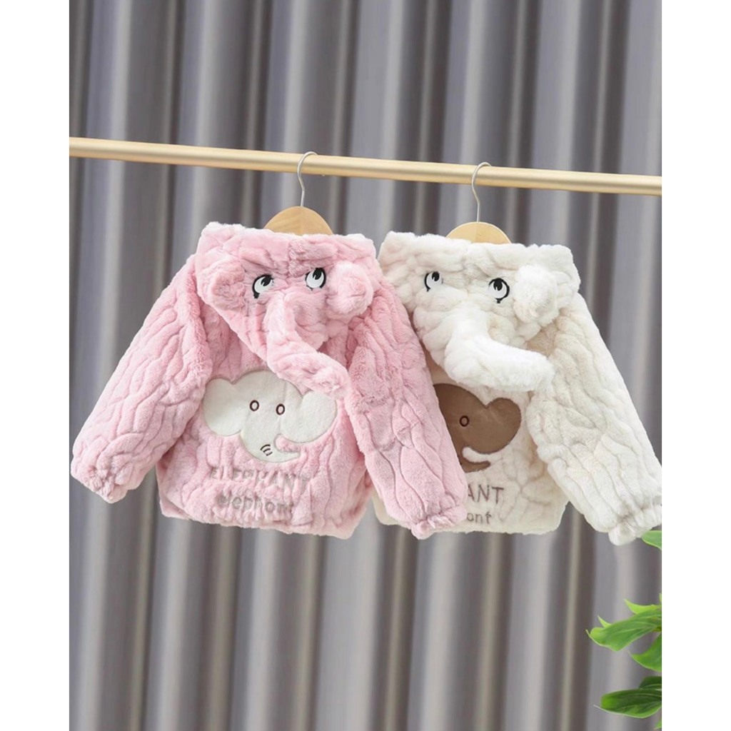 Áo khoác mũ voi con cho bé
