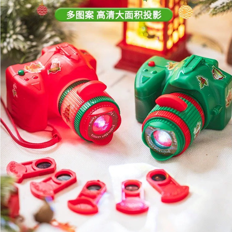Máy ảnh Noel cho bé Hapi Toys - Đèn pin chiếu hình giáng sinh Quà Tặng cho bé 1-3 tuổi hot 2024