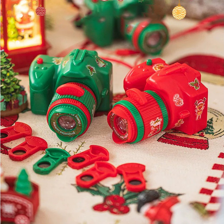 Máy ảnh Noel cho bé Hapi Toys - Đèn pin chiếu hình giáng sinh Quà Tặng cho bé 1-3 tuổi hot 2024