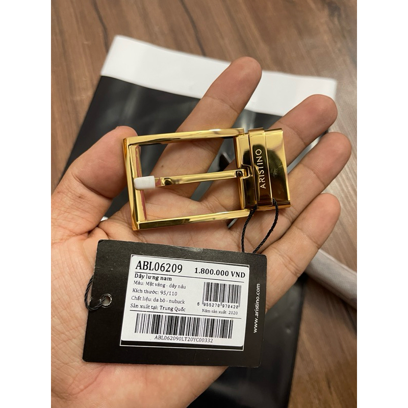 Thắt lưng da nam Aristino ABL06209