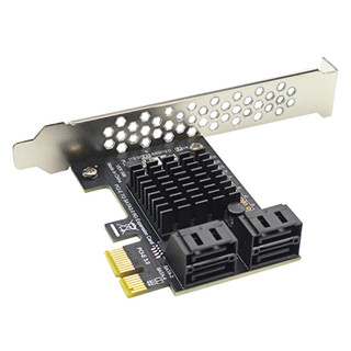 Card chuyển đổi pcie x1 sang 4 cổng sata3.0 6gb