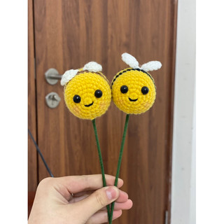 [Sẵn] Chú ong chăm chỉ bằng len
