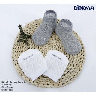 Set bao tay + bao chân cho bé dokma