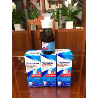 Siro lo.ng đ.ờm Lazolvan Nga 100ml