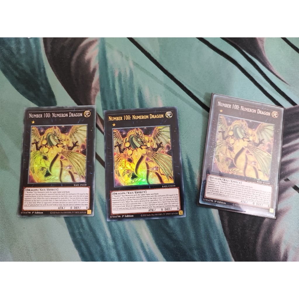 1 lá thẻ bài Number 100: Numeron Dragon - RA01-EN039