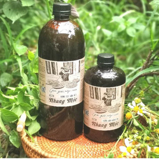Nước cốt gội đầu bồ kết thảo mộc Nhung Mộc chai 1L - gìn giữ nếp xưa