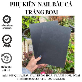 Bảng Đen Tập Vẽ Nail Chuyên Dụng (29,8x21cm) - Dễ Dàng Vệ  Sinh Sau Khi Vẽ - Sơri Nail