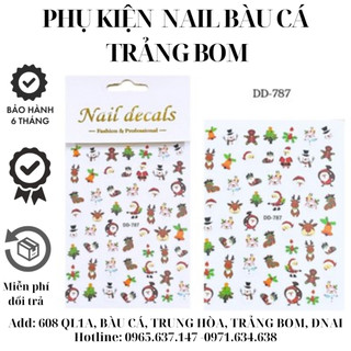 Sticker dán móng noel cập nhật năm 2023 - sơri nail