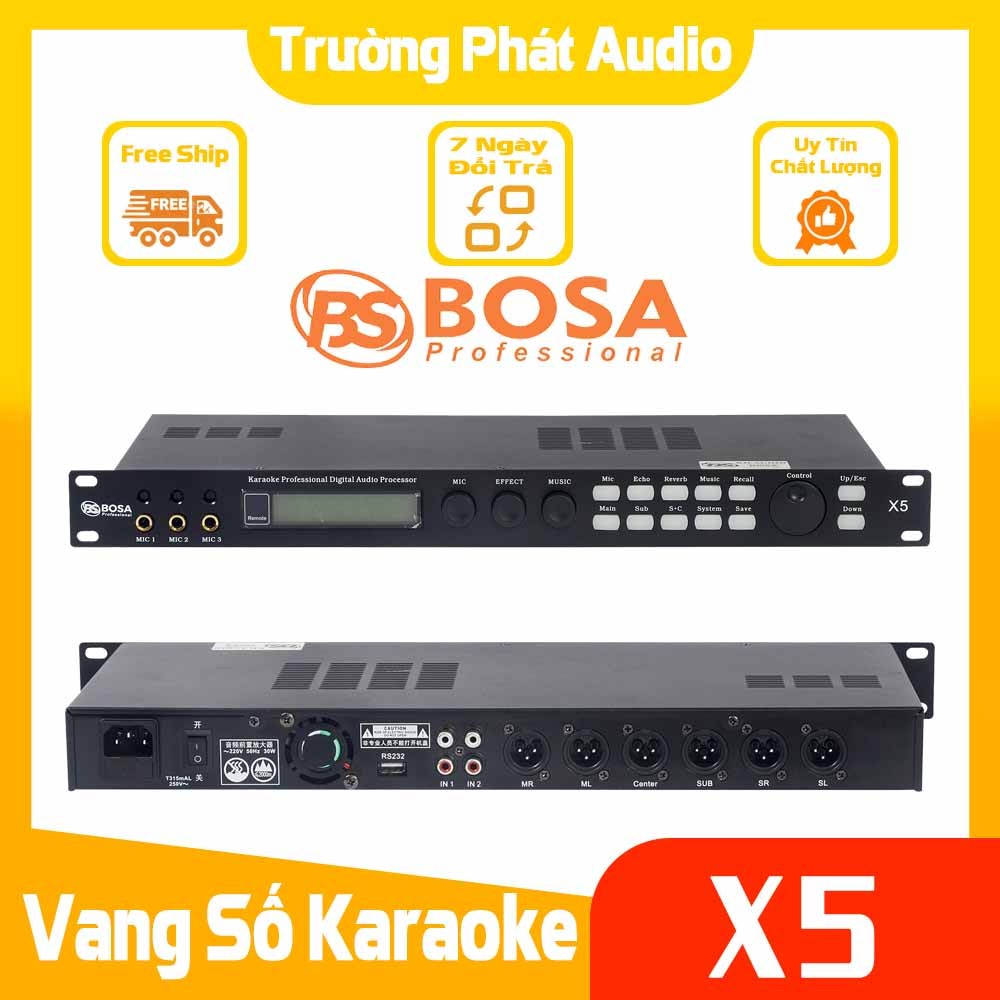 Vang số karaoke Bosa X5