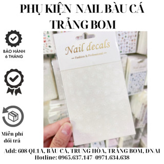 Sticker trang trí móng, hình dán trang trí móng các mẫu hot nhất hiện nay