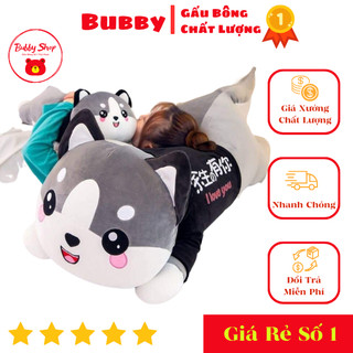  Gấu Bông Mèo Khổng Lồ ☘️FREE SHIP☘️ Gấu Bông Mèo Dễ Thương Cao Cấp Gấu Bông Mèo Alaska Mềm Mịn Co Giãn 4 Chiều Chubby 