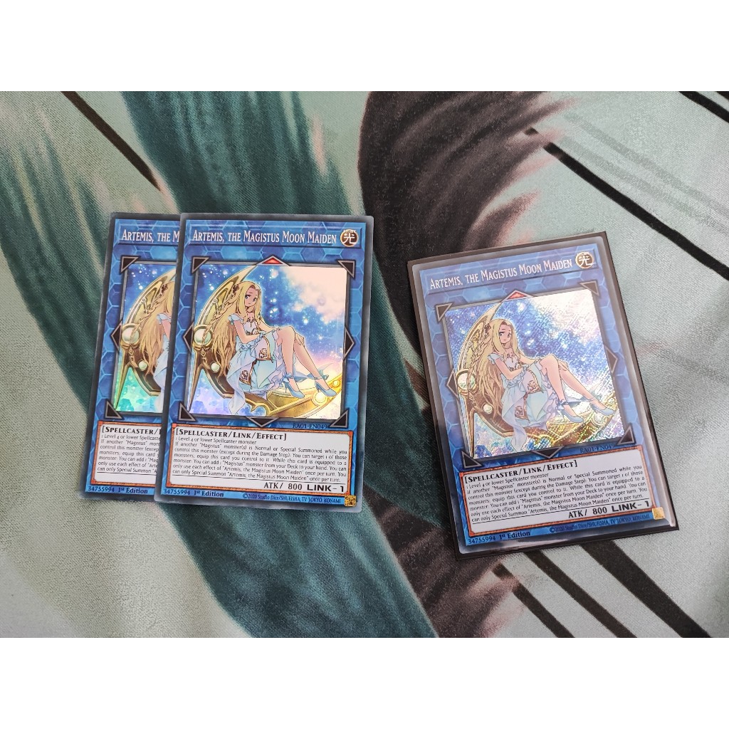 1 lá thẻ bài Artemis, the Magistus Moon Maiden - RA01-EN049