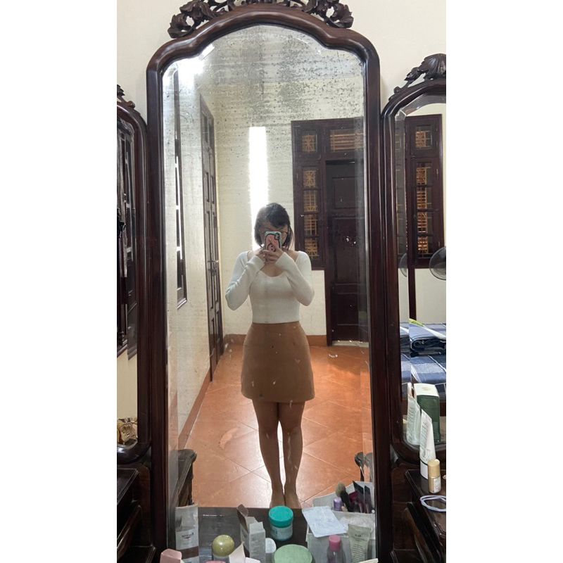 PASS CHÂN VÁY LIBE VÀ KIDO SIZE S ĐỘ MỚI 90%