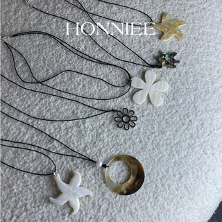   081-087  Vòng cổ nữ dây cotton trơn đơn giản - Honniee Necklace 