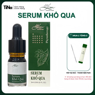 SERUM KHỔ QUA LIM - Hỗ trợ cải thiện tình trạng mụn lọ 5ml - Tặng kèm cây nặn mụn mặt nạ ngủ 