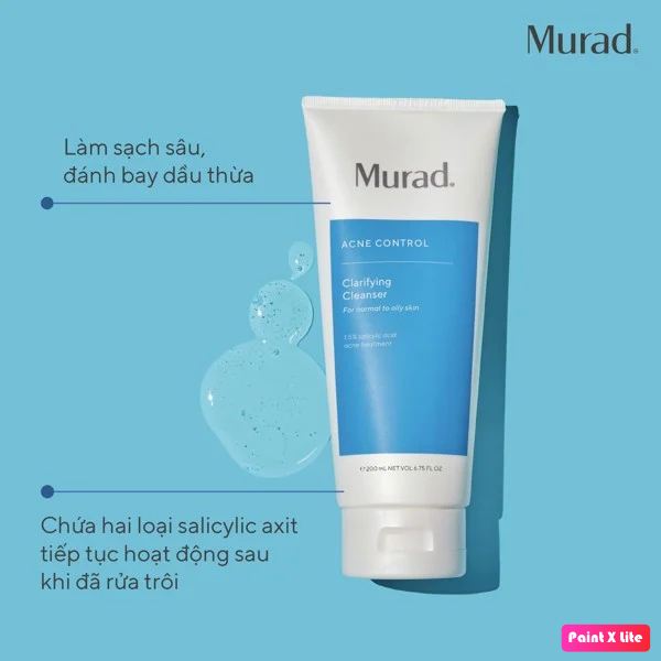Sữa rửa mặt Murad Essential-C / Clarifying / AHA BHA Cleanser
