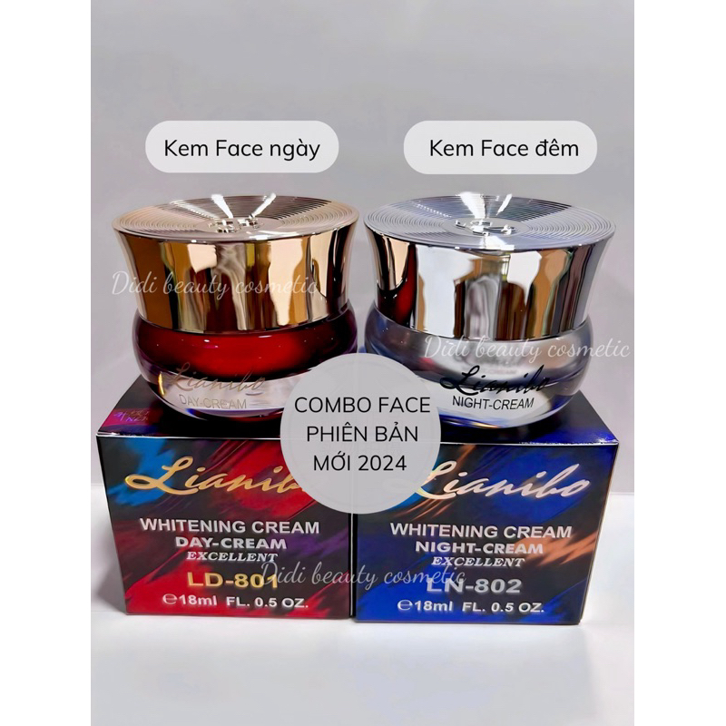 KEM FACE DƯỠNG TRẮNG + CĂNG BÓNG (KEM NGÀY VÀ ĐÊM)