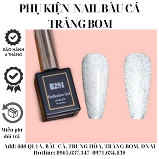 Sơn nhũ flash b281 siêu sáng vàng bạc - sori nail